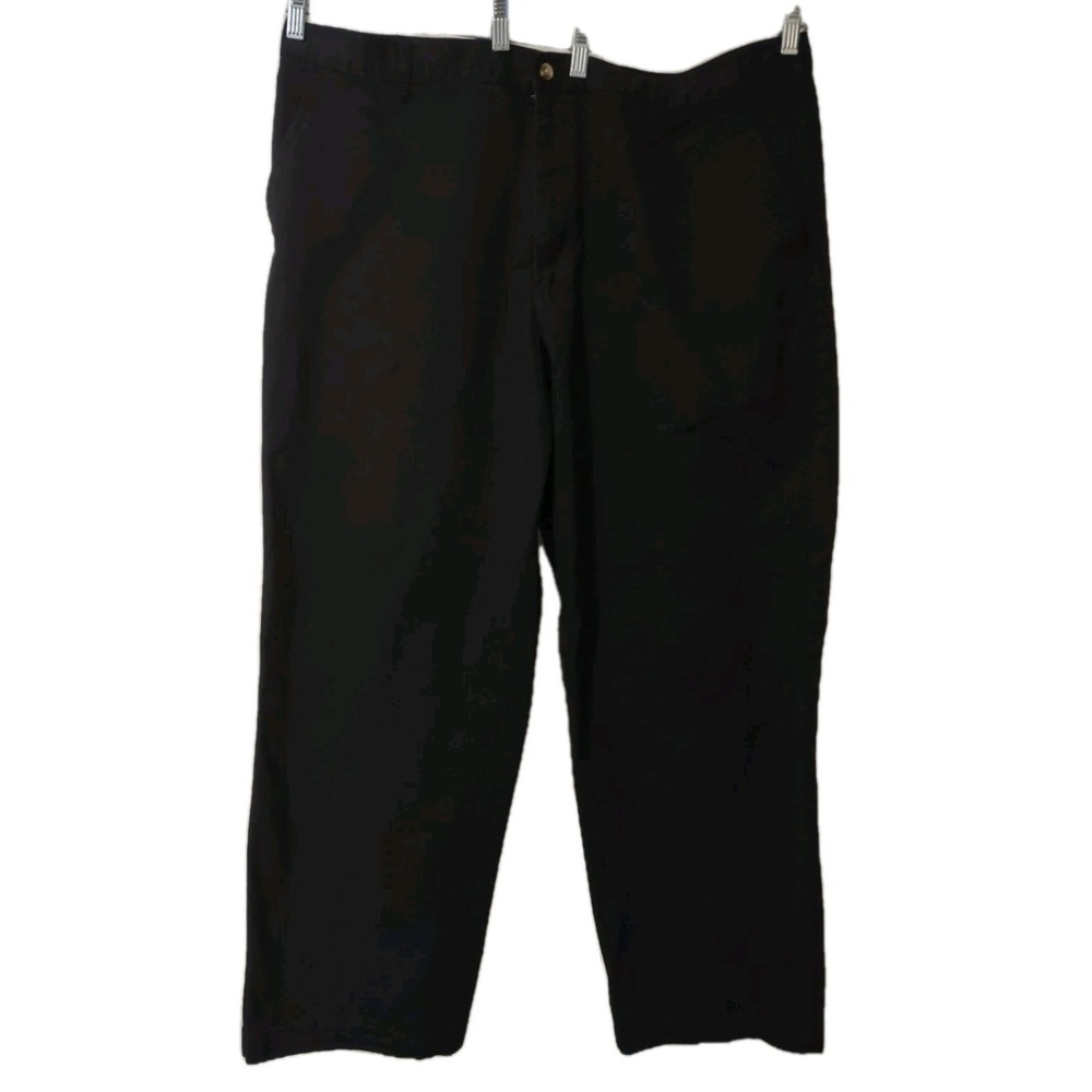 Puritan Pants Men's Size 44Wx32L Black 4 Pockets  Zip Button Closure  Belt Loops